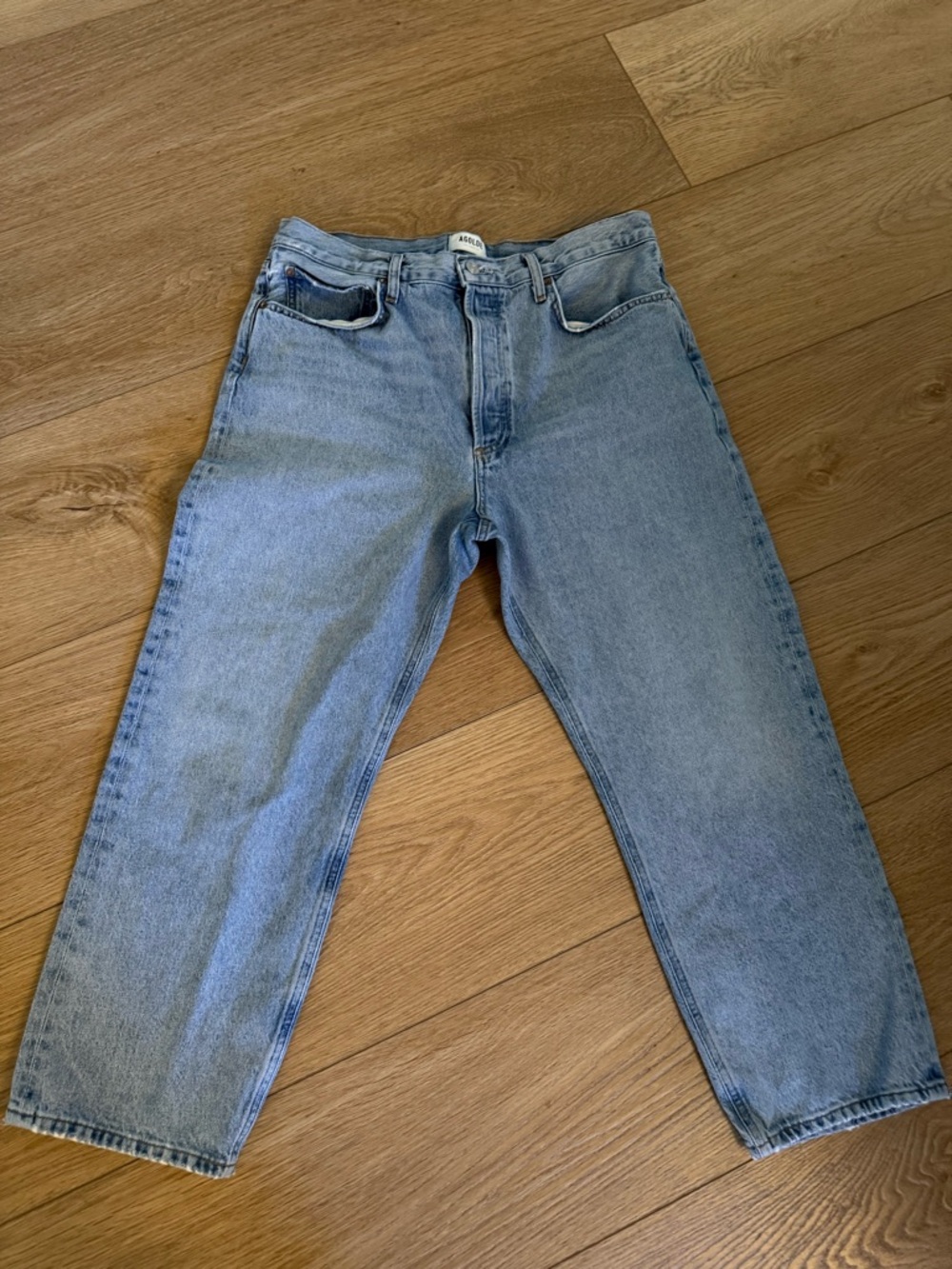 Agolde 90’s Crop Relaxed Straight Jeans